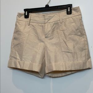 Sparkly ivory dressy shorts